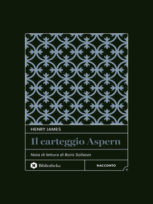 cover image of Il Carteggio Aspern